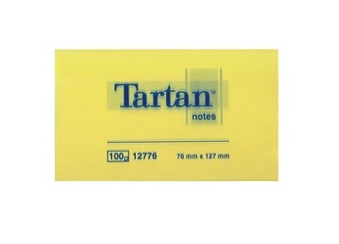 BLOCCO TARTAN (TM) 12776 GIALLO 76X127MM 100FG 63GR
