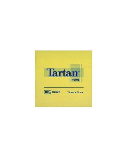 BLOCCO TARTAN™ 7676 GIALLO 76X76MM 100FG 63GR