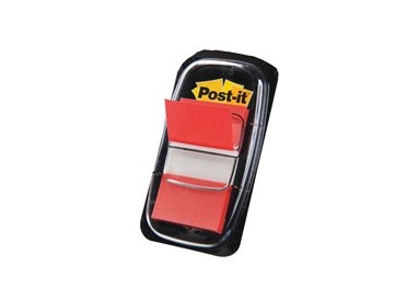 SEGNAPAGINA Post-it® 680-1 ROSSO 25.4X43.6MM 50FG INDEX
