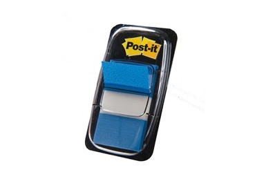SEGNAPAGINA Post-it® 680-2 BLU 25.4X43.6MM 50FG INDEX