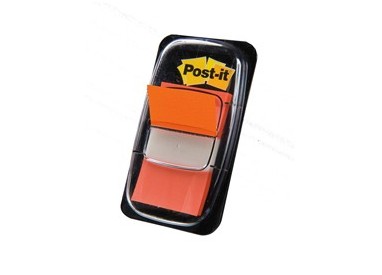 SEGNAPAGINA Post-it® 680-4 ARANCIO 25.4X43.6MM 50FG INDEX