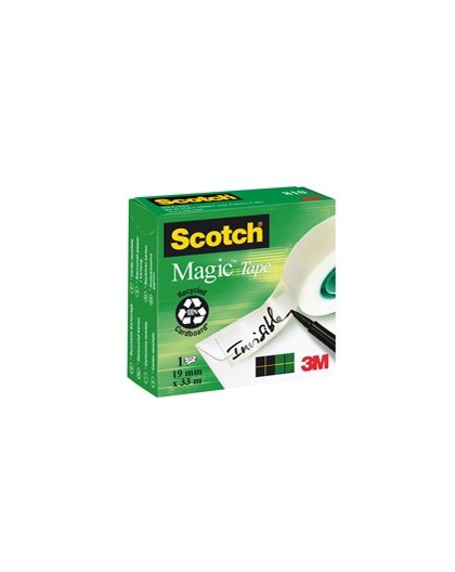 NASTRO ADESIVO Scotch® Magic™ 810-1933 INVISIBILE PERM. 19MMX33MT