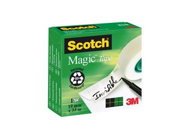 NASTRO ADESIVO Scotch® Magic™ 810-1933 INVISIBILE PERM. 19MMX33MT