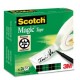 SCATOLA 2 RT NASTRO Scotch® ADESIVO 810-1266 12MMX66MT per BORDURE e GIUNZIONI