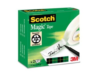 SCATOLA 2 RT NASTRO Scotch® ADESIVO 810-1266 12MMX66MT per BORDURE e GIUNZIONI