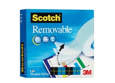 NASTRO ADESIVO Scotch® Magic™ 811-1933 INVISIBILE RIMOVIBILE 19MMX33MT