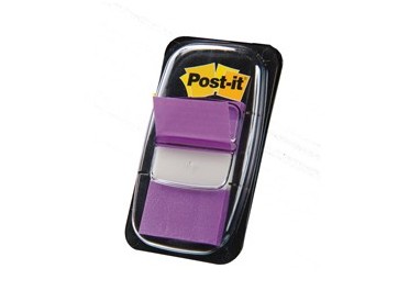 SEGNAPAGINA Post-it® 680-8 PORPORA 25.4X43.6MM 50FOGLIETTI
