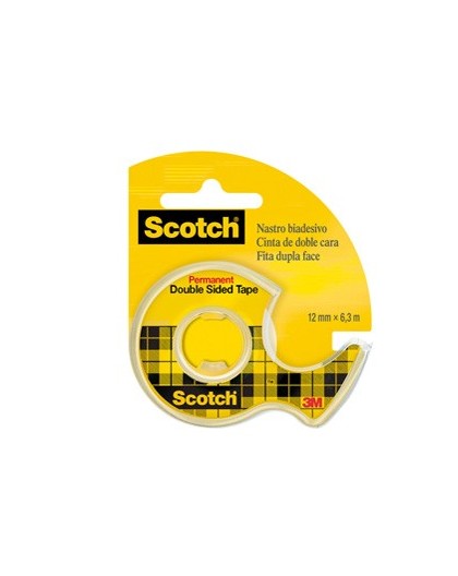 NASTRO BIADESIVO Scotch® 6,3MTX12MM 665-136D PERMANENTE S/LINER IN CHIOCCIOLA