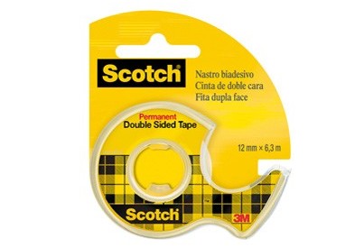 NASTRO BIADESIVO Scotch® 6,3MTX12MM 665-136D PERMANENTE S/LINER IN CHIOCCIOLA