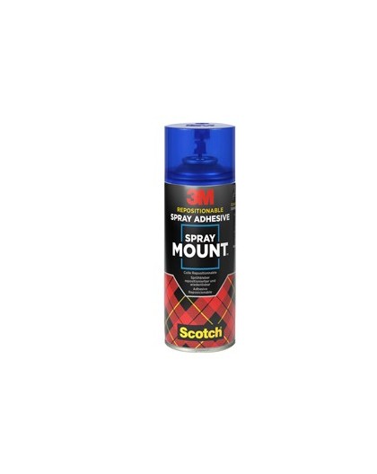 ADESIVO SPRAY 3M MOUNT RIPOSIZIONABILE - TRASPARENTE 400ML