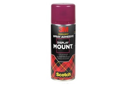 ADESIVO SPRAY 3M DISPLAY MOUNT ADESIONI AFFIDABILI E IMMEDIATE 400ML