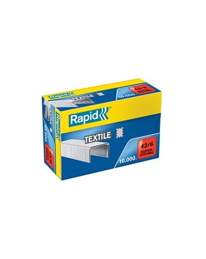 Scatola 10.000 punti SPECIAL TEXTILE RAPID 43/6