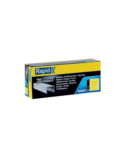 SCATOLA 5000 PUNTI RAPID 13/8 GALVANIZZATI