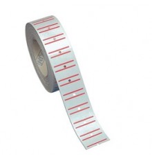 Rotolo 1000 etichette 21x12mm bianche permanenti rigate x TOWA GS-GM-MOTEX 5500