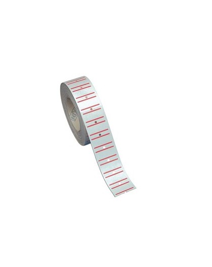 Rotolo 1000 etichette 21x12mm bianche permanenti rigate x TOWA GS-GM-MOTEX 5500