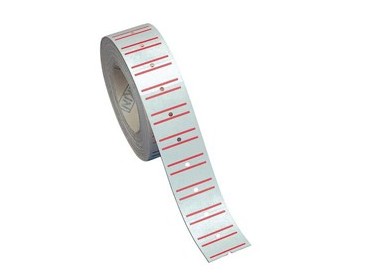 Rotolo 1000 etichette 21x12mm bianche permanenti rigate x TOWA GS-GM-MOTEX 5500