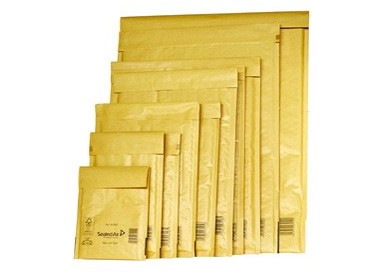 10 Buste imbottite GOLD B 12X21cm UTILE avana MAIL LITE® SEALED AIR®