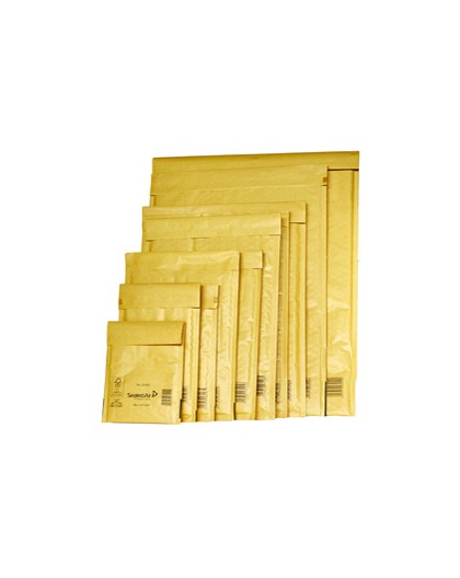 10 Buste imbottite GOLD D 18X26cm UTILE avana MAIL LITE® SEALED AIR®