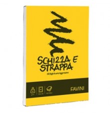 Blocco SCHIZZASTRAPPA 150fg 50gr A6 105x148mm FAVINI