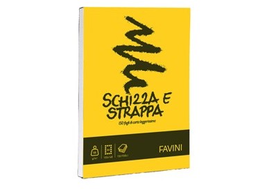 Blocco SCHIZZASTRAPPA 150fg 50gr A6 105x148mm FAVINI