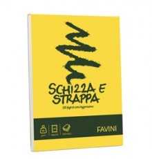 Blocco SCHIZZASTRAPPA 150fg 50gr A5 150x210mm FAVINI