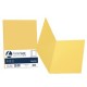 50 cartelline semplici LUCE 200gr 25x34cm giallo sole FAVINI