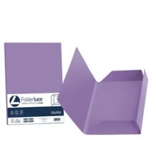 25 cartelline 3 lembi LUCE 200gr 24,5x34,5cm violetto FAVINI