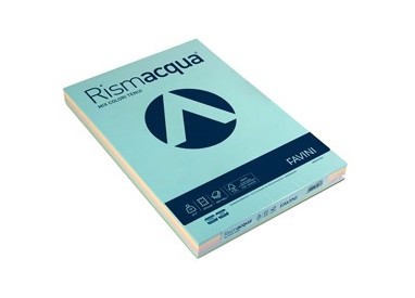 Carta RISMACQUA 90gr A3 300fg mix 5 colori FAVINI