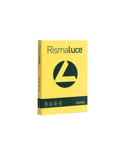 Carta RISMALUCE 140gr A4 200fg giallo sole 53 FAVINI