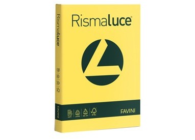 Carta RISMALUCE 140gr A4 200fg giallo sole 53 FAVINI