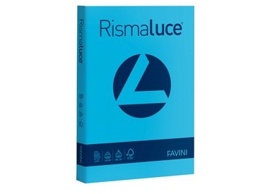 Carta RISMALUCE 140gr A4 200fg azzurro 55 FAVINI