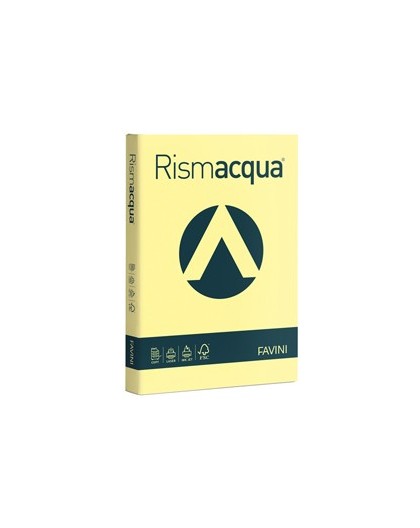 Carta RISMACQUA 140gr A4 200fg giallo chiaro 07 FAVINI