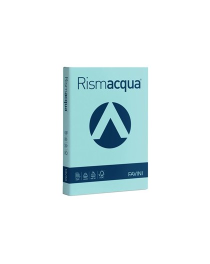 Carta RISMACQUA 140gr A4 200fg celeste 08 FAVINI