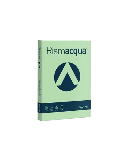 Carta RISMACQUA 140gr A4 200fg verde chiaro 09 FAVINI