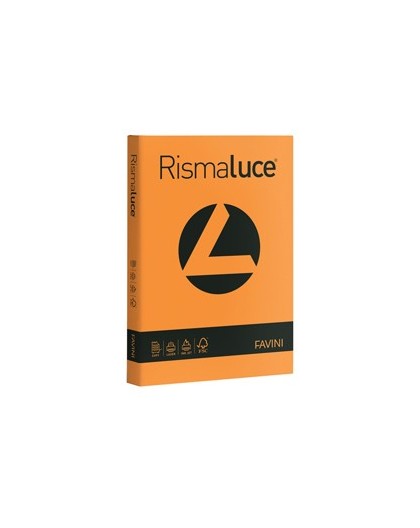 Carta RISMALUCE 200gr A4 125fg arancio 56 FAVINI