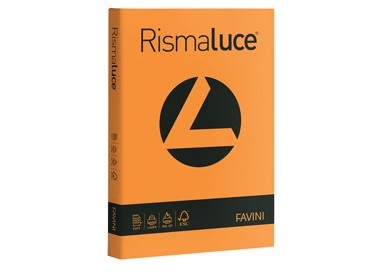 Carta RISMALUCE 200gr A4 125fg arancio 56 FAVINI