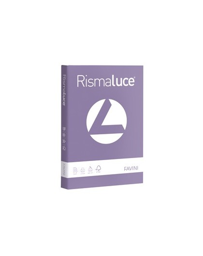 Carta RISMALUCE 200gr A4 125fg viola 49 FAVINI