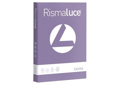 Carta RISMALUCE 200gr A4 125fg viola 49 FAVINI