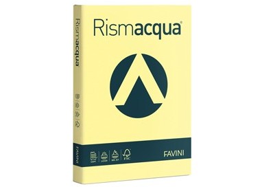 Carta RISMACQUA 200gr A4 125fg giallo chiaro 07 FAVINI