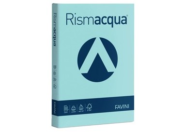 Carta RISMACQUA 200gr A4 125fg celeste 08 FAVINI