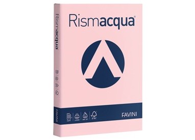 Carta RISMACQUA 200gr A3 125fg rosa 10 FAVINI