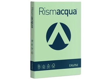 Carta RISMACQUA 200gr A3 125fg verde chiaro 09 FAVINI