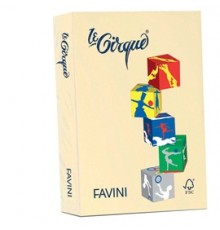 Carta LECIRQUE A4 160gr 250fg giallo pastello 100 FAVINI