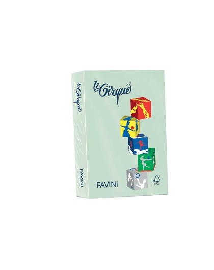 Carta LECIRQUE A4 160gr 250fg pistacchio pastello 102 FAVINI