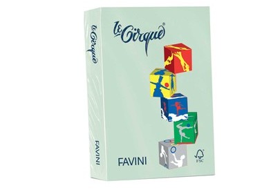 Carta LECIRQUE A4 160gr 250fg pistacchio pastello 102 FAVINI