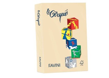 Carta LECIRQUE A4 160gr 250fg camoscio pastello 105 FAVINI