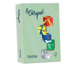 Carta LECIRQUE A4 160gr 250fg verde pastello 107 FAVINI