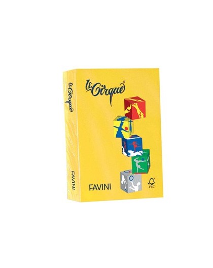 Carta LECIRQUE A4 160gr 250fg giallo zolfo 200 FAVINI