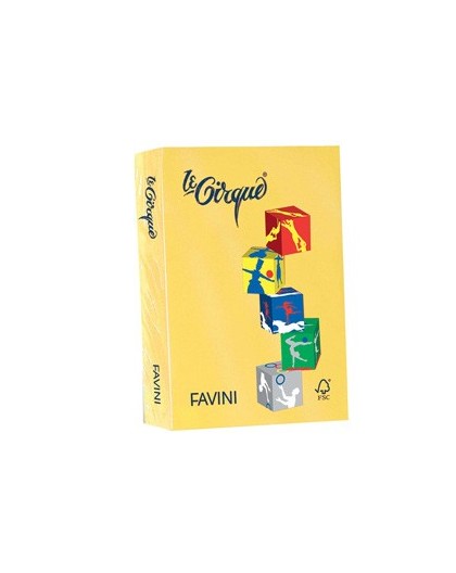 Carta LECIRQUE A4 160gr 250fg giallo sole 202 FAVINI