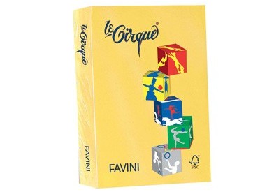 Carta LECIRQUE A4 160gr 250fg giallo sole 202 FAVINI